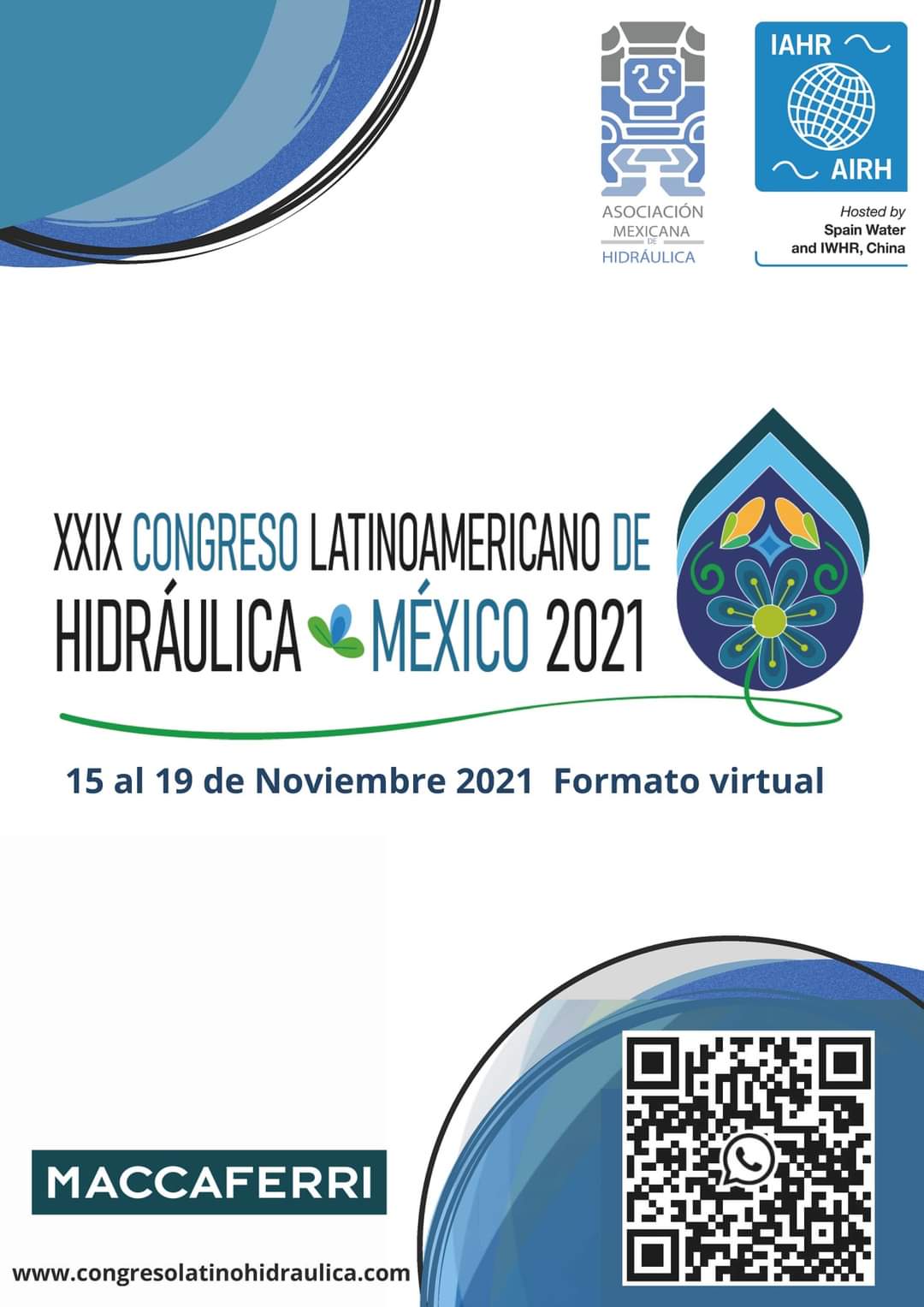 Convocatoria XXIX Congreso Latinoamericano de Hidráulica México 2021