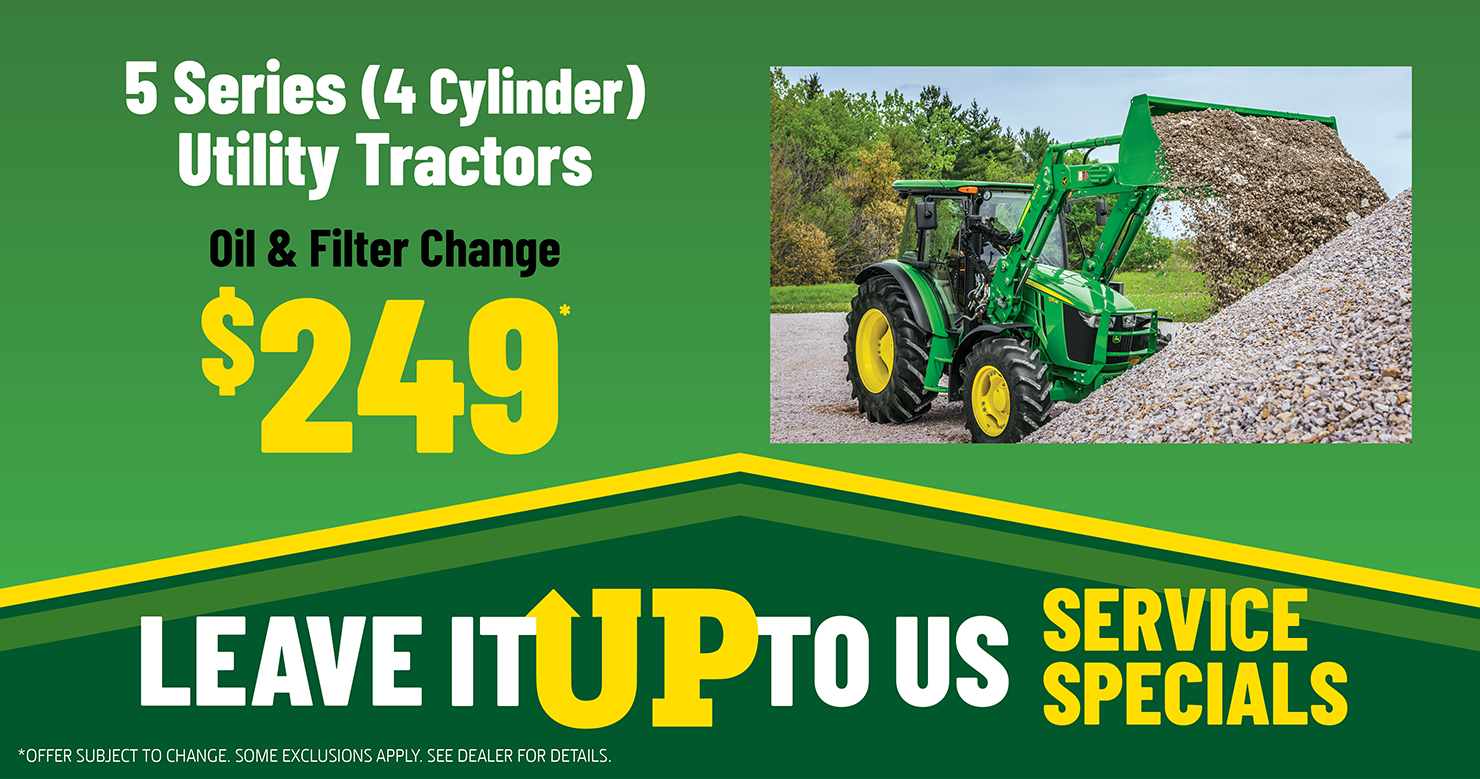 5 Series 4 Cylinder Utility Tractors Service Special AGUP Equipment