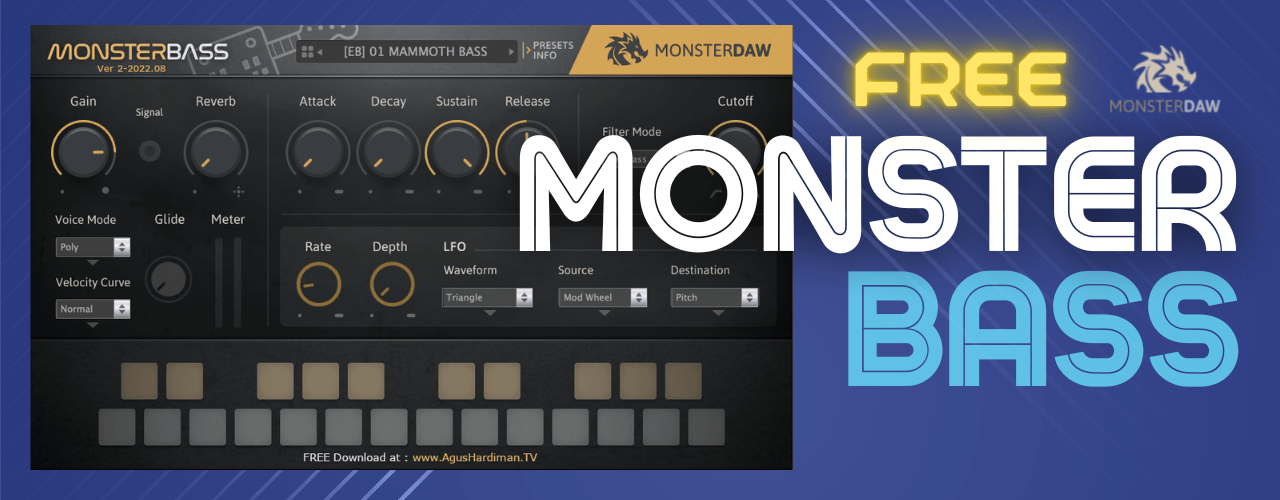 MONSTER Bass, A Complete Bass Plugin For Your LowEnd Needs