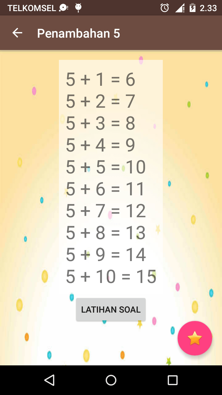 Game Edukasi Android Belajar Matematika