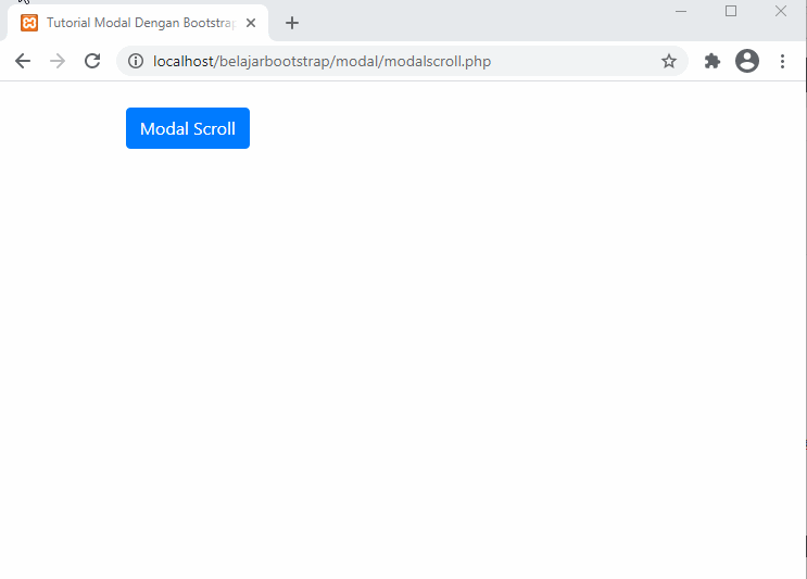 Tutorial Bootstrap 10 Modal Bootstrap
