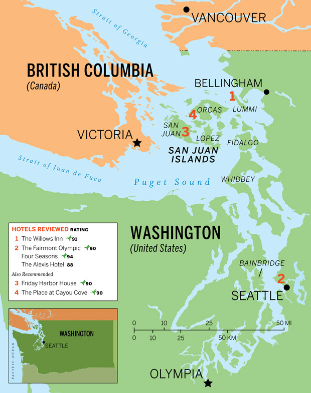 Pacific Northwest Map With Cities