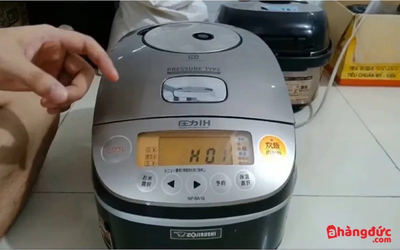 Lỗi H01 nồi cơm điện Zojirushi Nguyên nhân và cách khắc phục