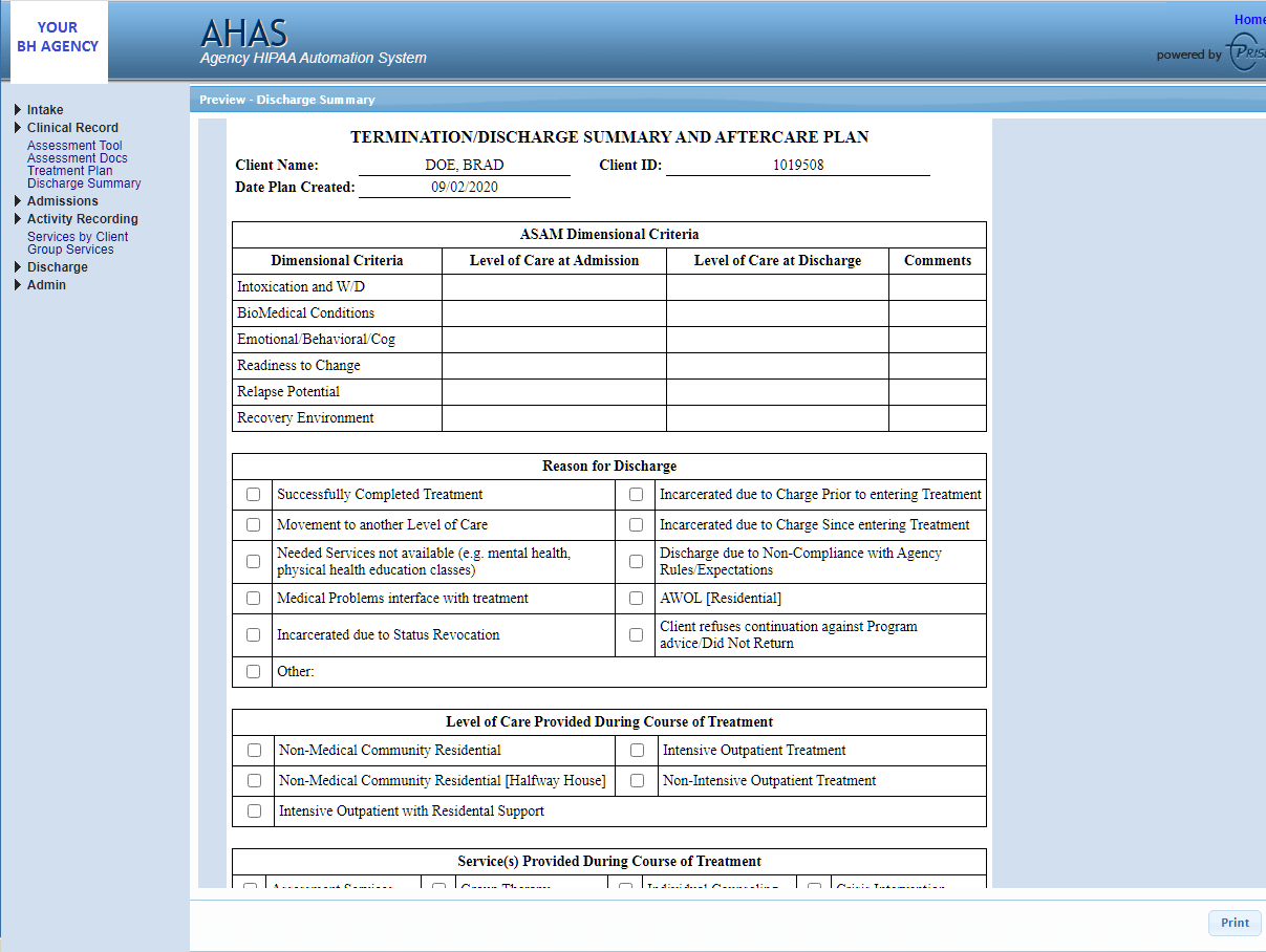 AHAS DOES IT ALL FOR YOU