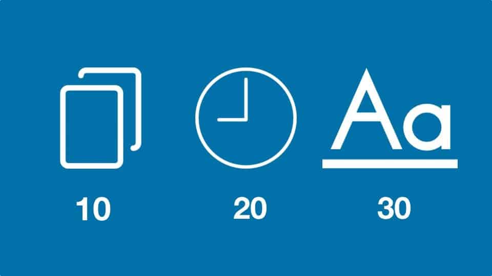 La regla 10 20 30 qué es y 3 razones para usarla en 2021 AhaSlides