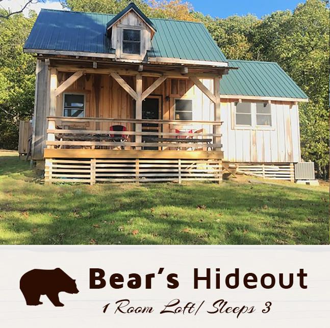 Rustic Cabin Rentals in Ohio, Adams County Hawks View Cabins