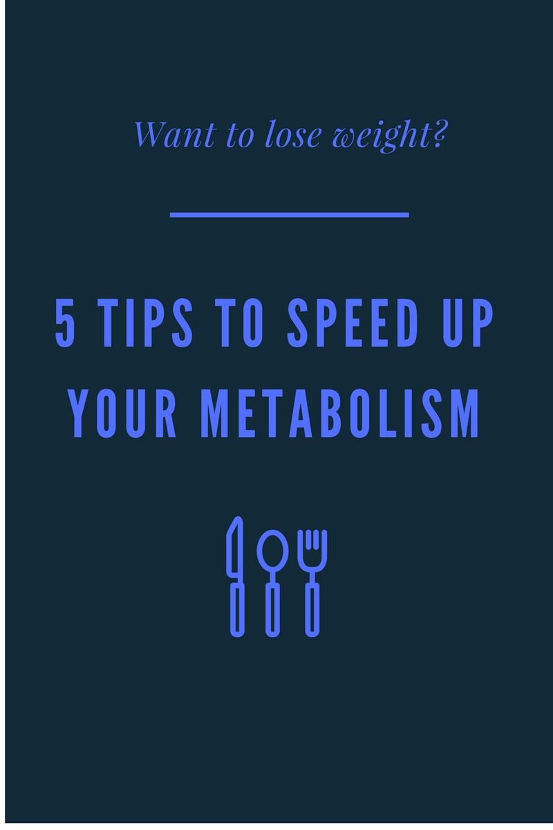 Infographic 5 tips to speed up your metabolism health enews