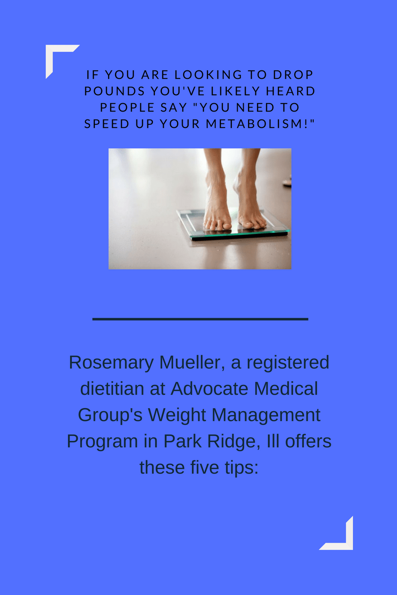 Infographic 5 tips to speed up your metabolism health enews