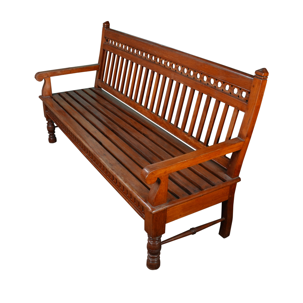 Buy Bench with Reaper Antique (Teak) Online India 23 OFF