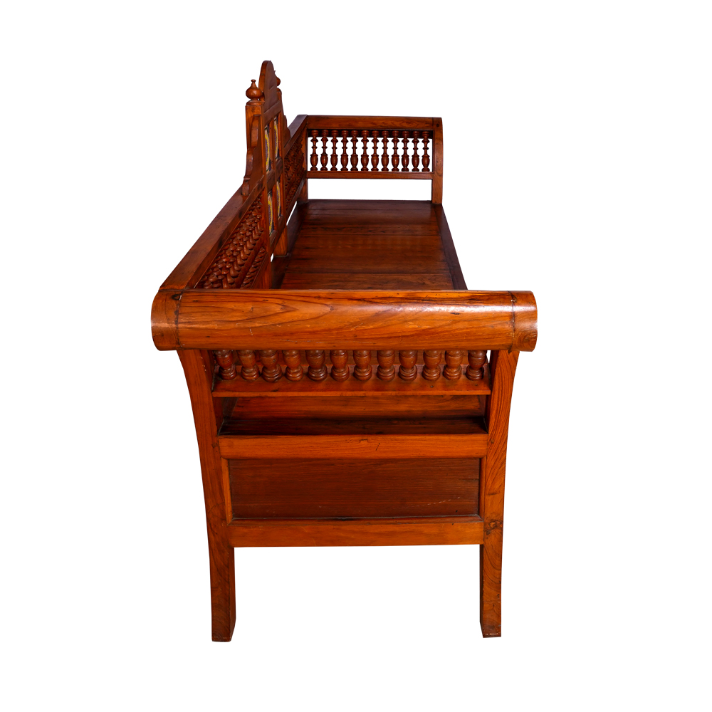 Wooden Diwan Cot Model With Drawers in Teak Wood Online