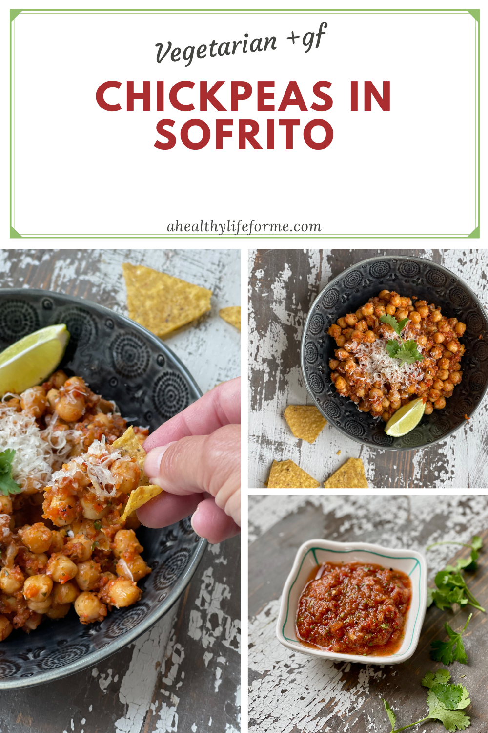 Easy Chickpea Dip With Sofrito A Healthy Life For Me