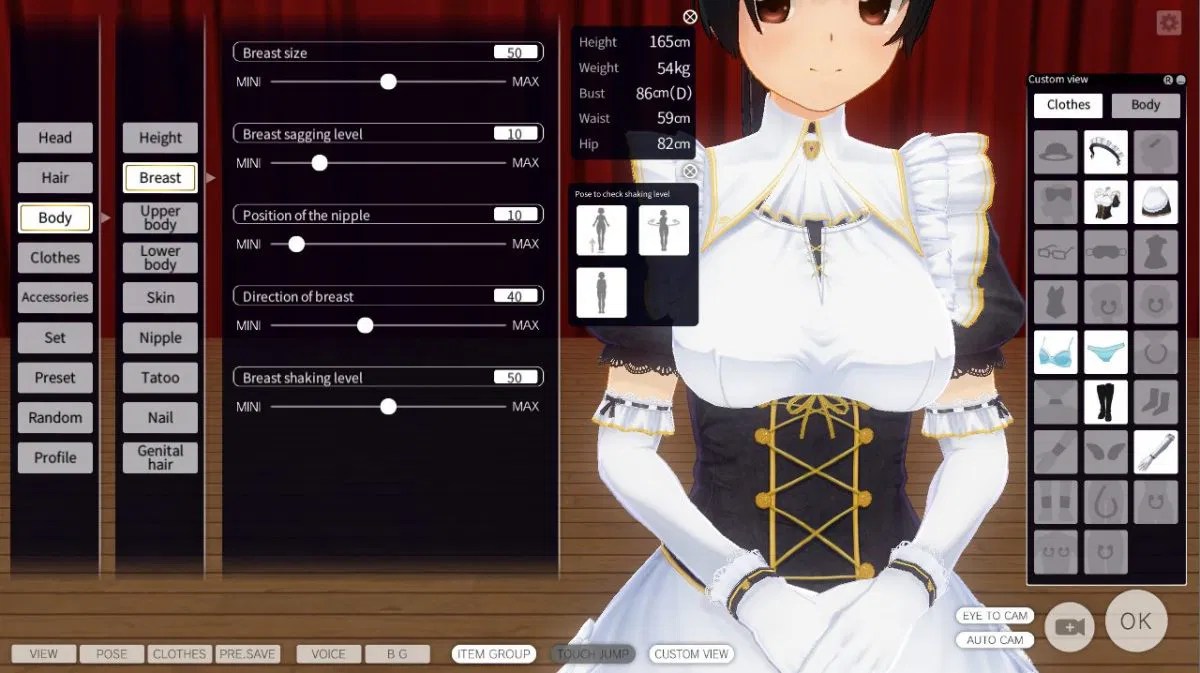 Custom Order Maid 3D2 Reviewing an IdolMaid Paradise J