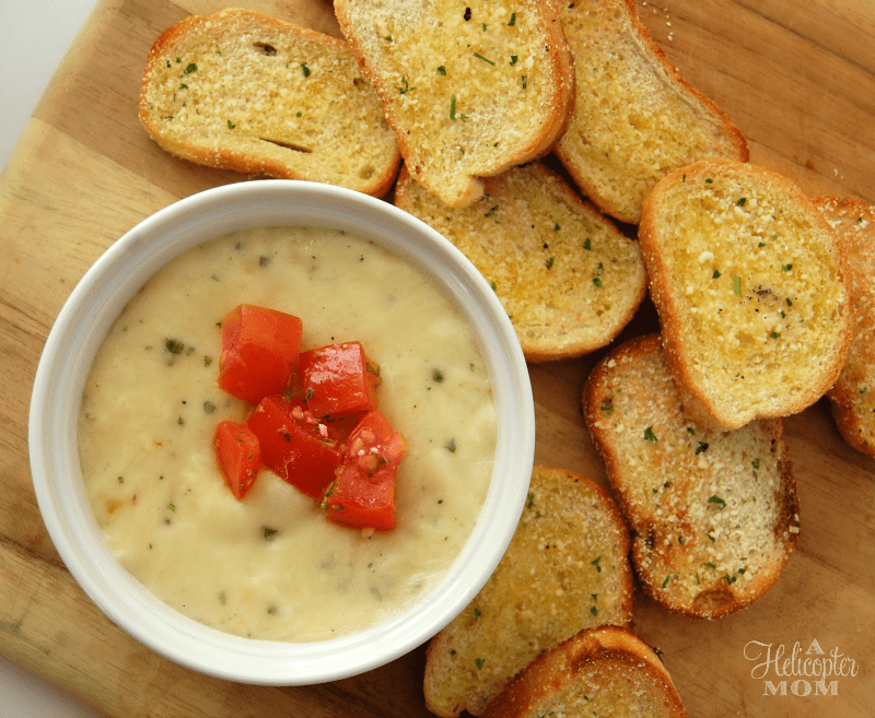 Roasted Garlic Cheese Dip A Helicopter Mom