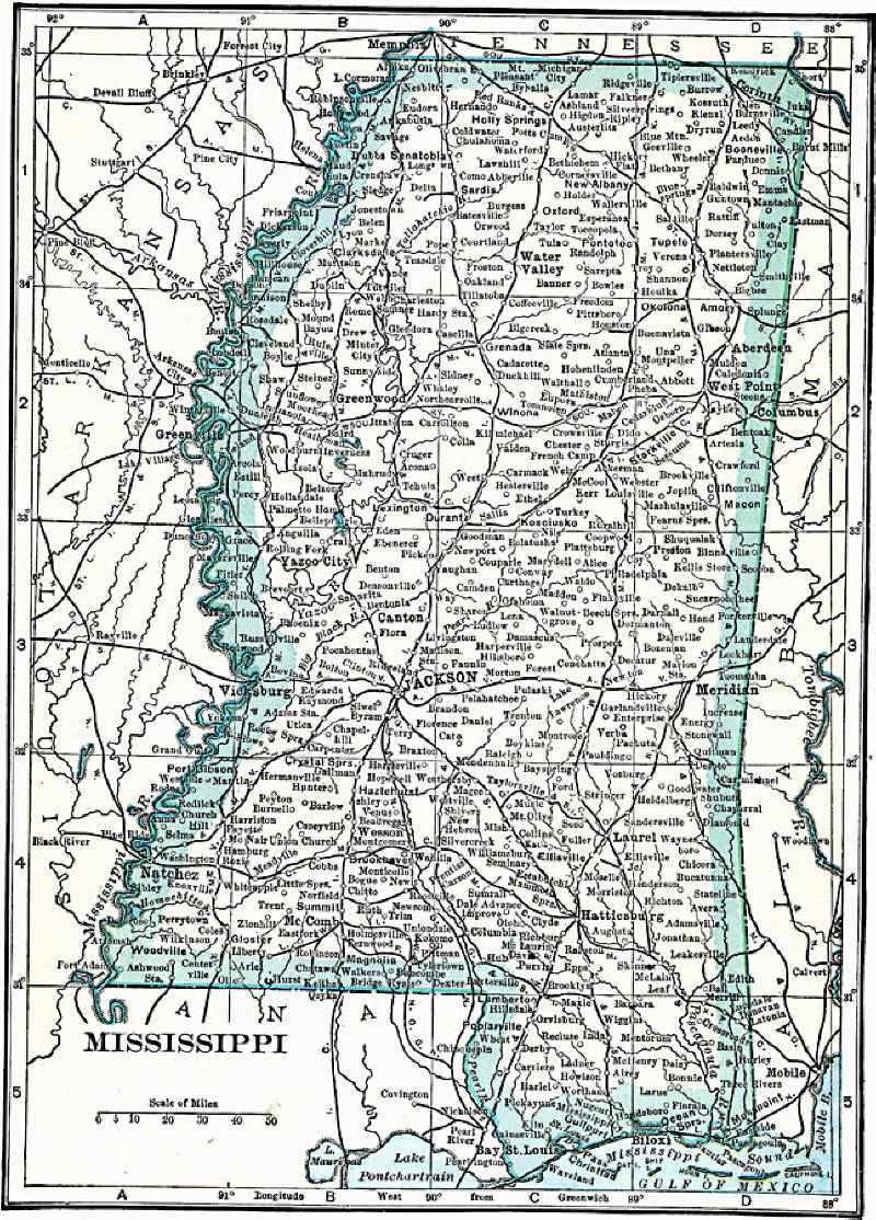 Mississippi Maps