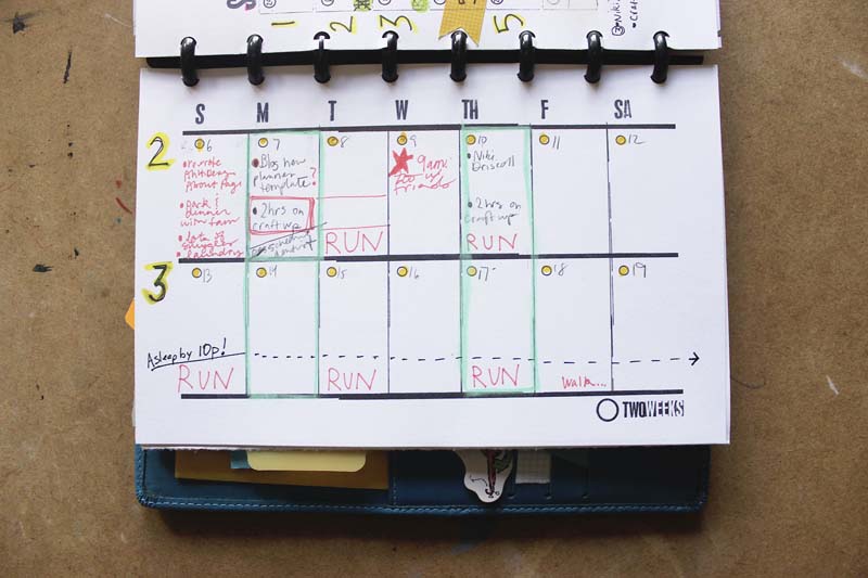 simple week & month DIY Planner Template ⋆ Amanda Hawkins Ahhh