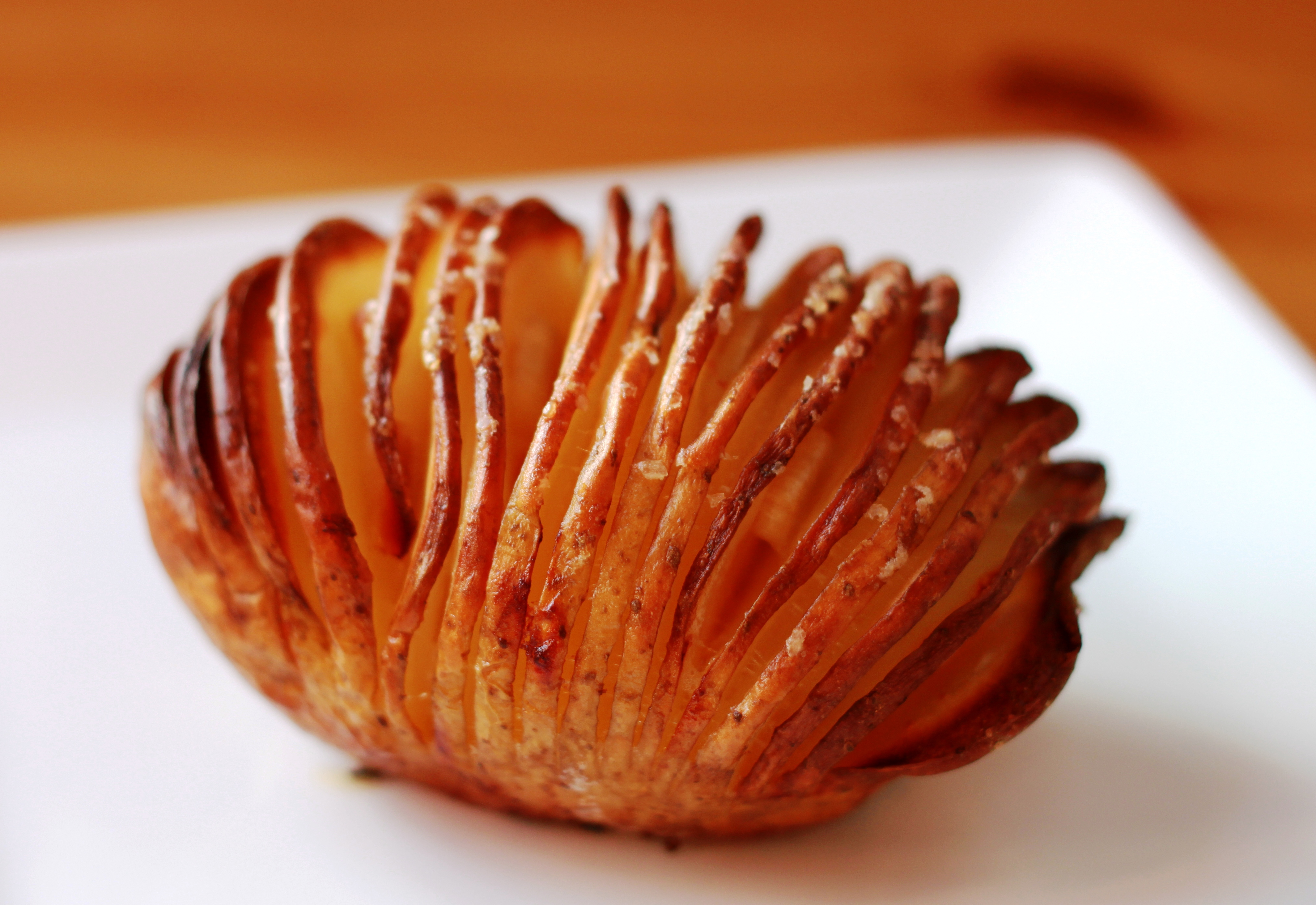 Hasselback Potatoes A hint of garlic