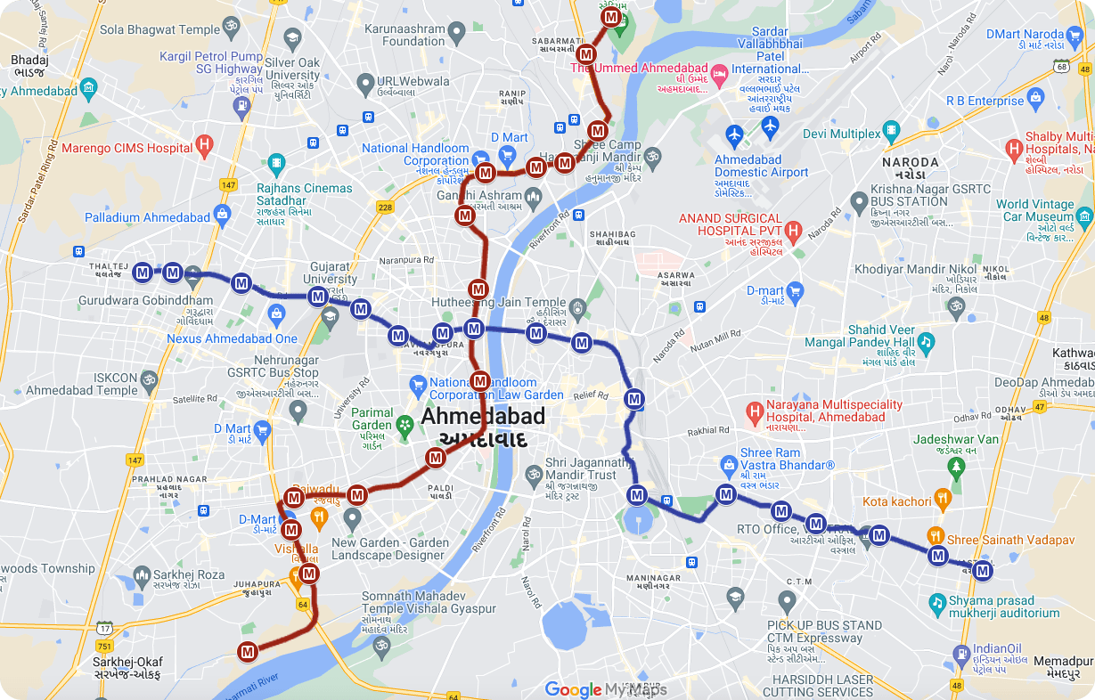 Exploring the Ahmedabad Metro Route for Efficient City Travel
