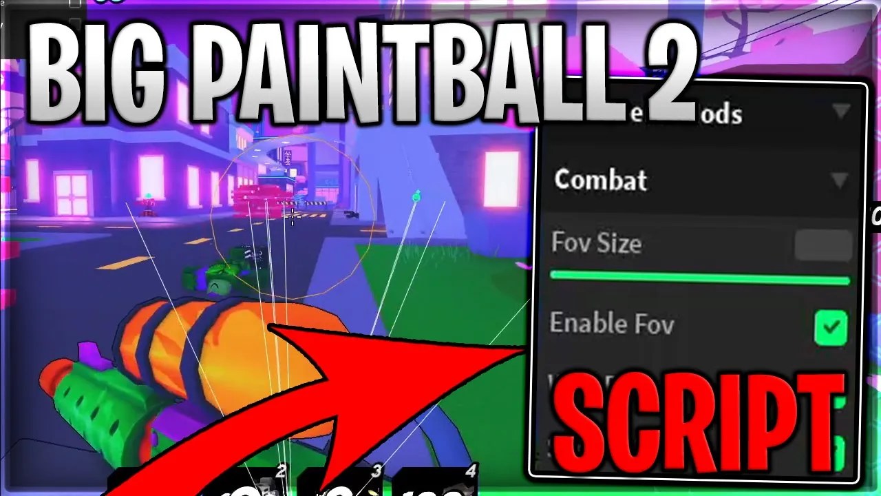 BIG Paintball 2 Script Hack Silent Aim WallBang & ESP Roblox Pastebin
