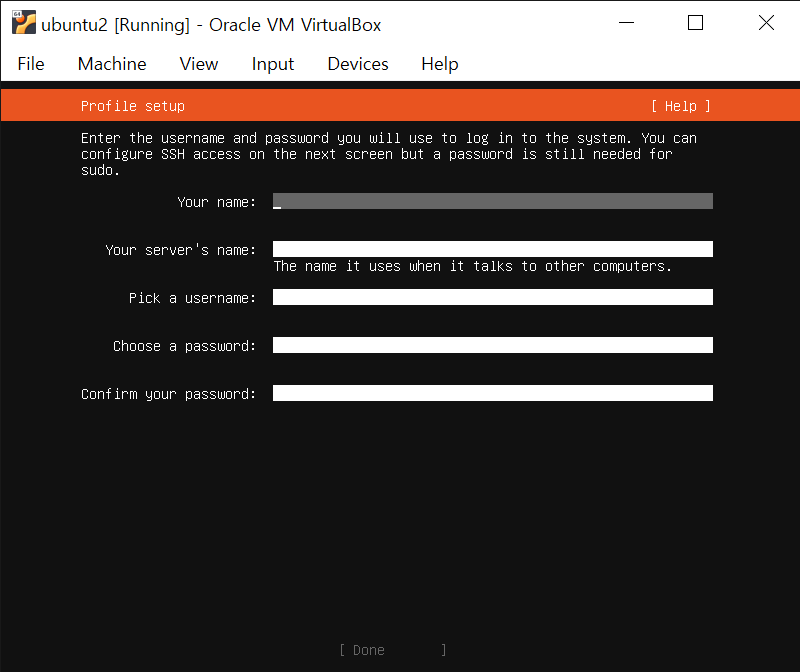 Ubuntu 20.04를 VirtualBox에 설치하기 Ahnchan