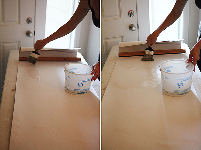 How to apply wallpaper lining using wall size adhesive