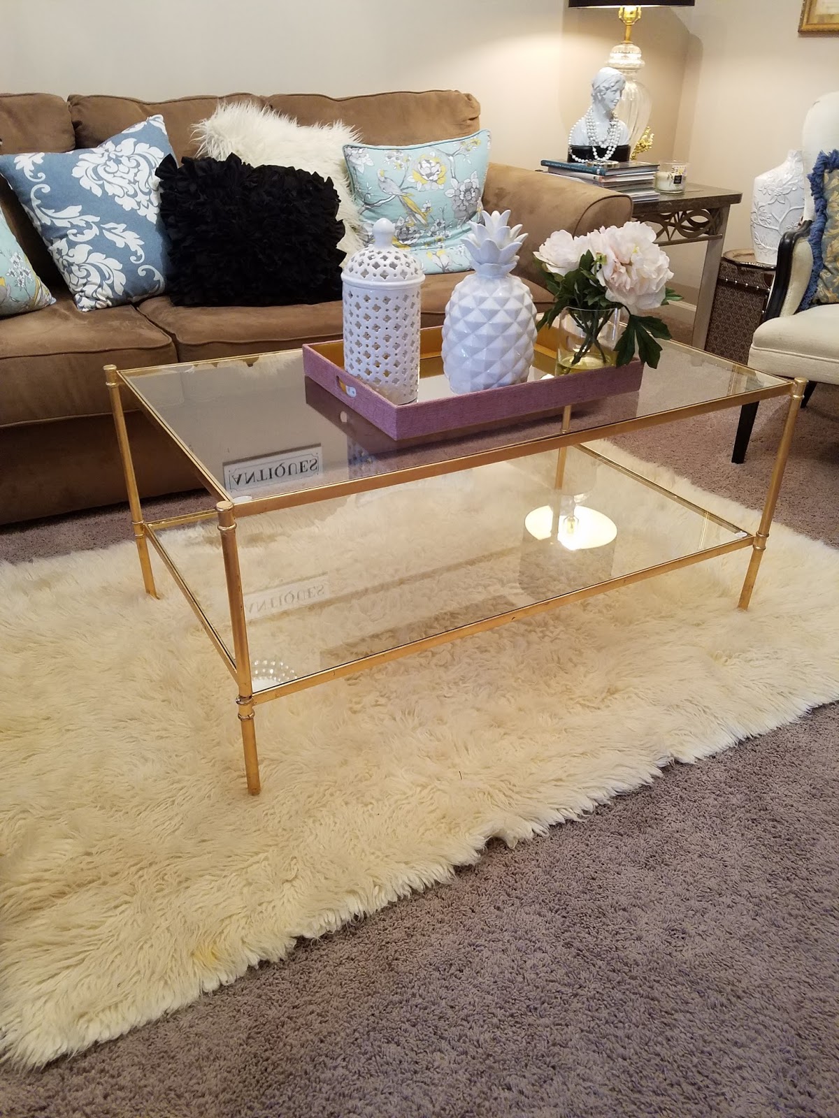 A Coffee Table Update A Home for Elegance