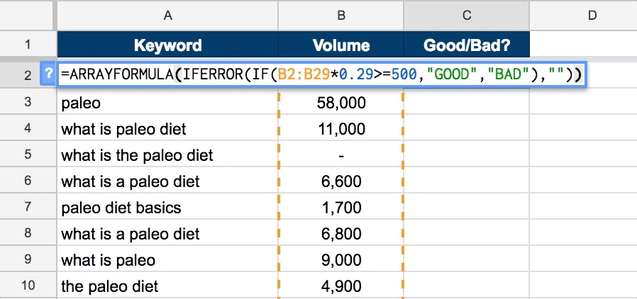 10 Google Sheets Formulas Every SEO Should Know