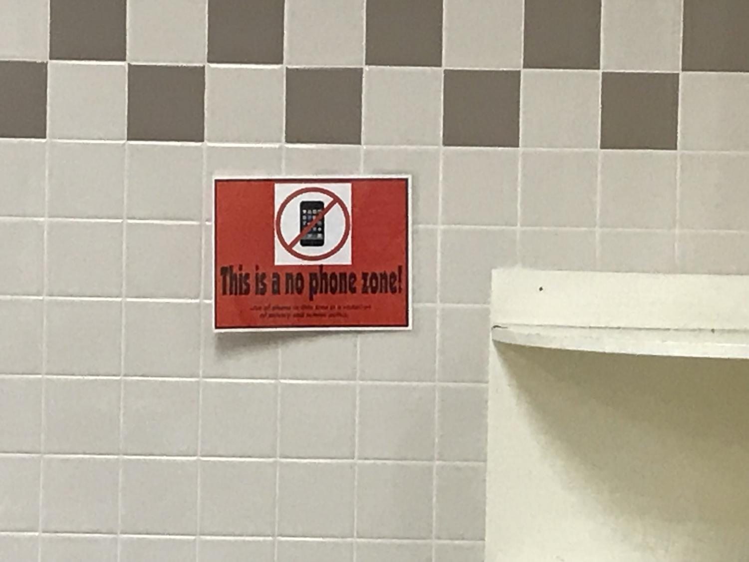 Cell Phone Usage in the Restroom AHSneedle