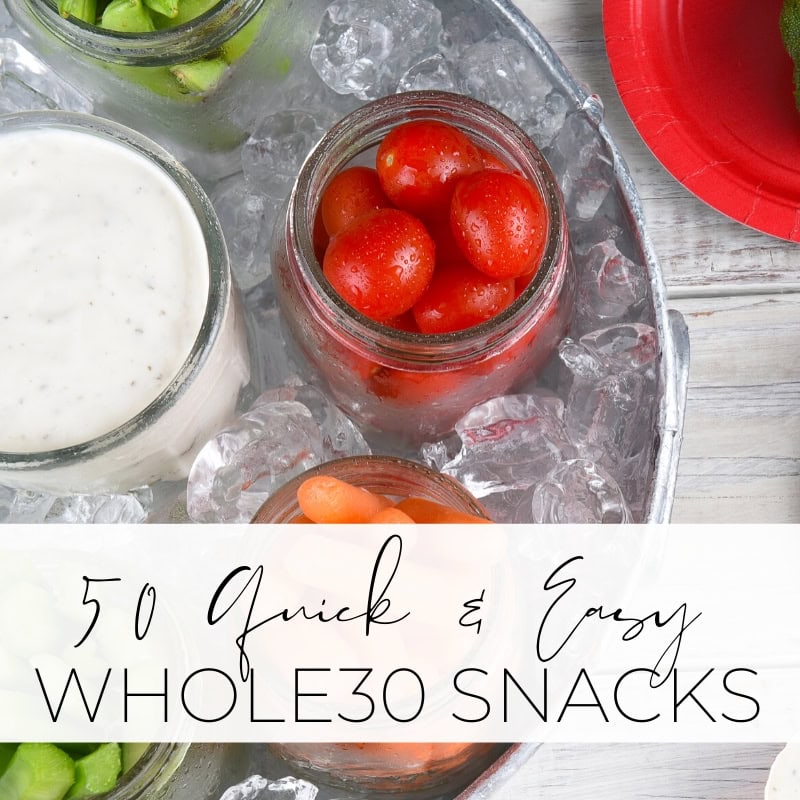 50+ Quick and Easy Emergency Whole30 Snacks {No Recipes Required}