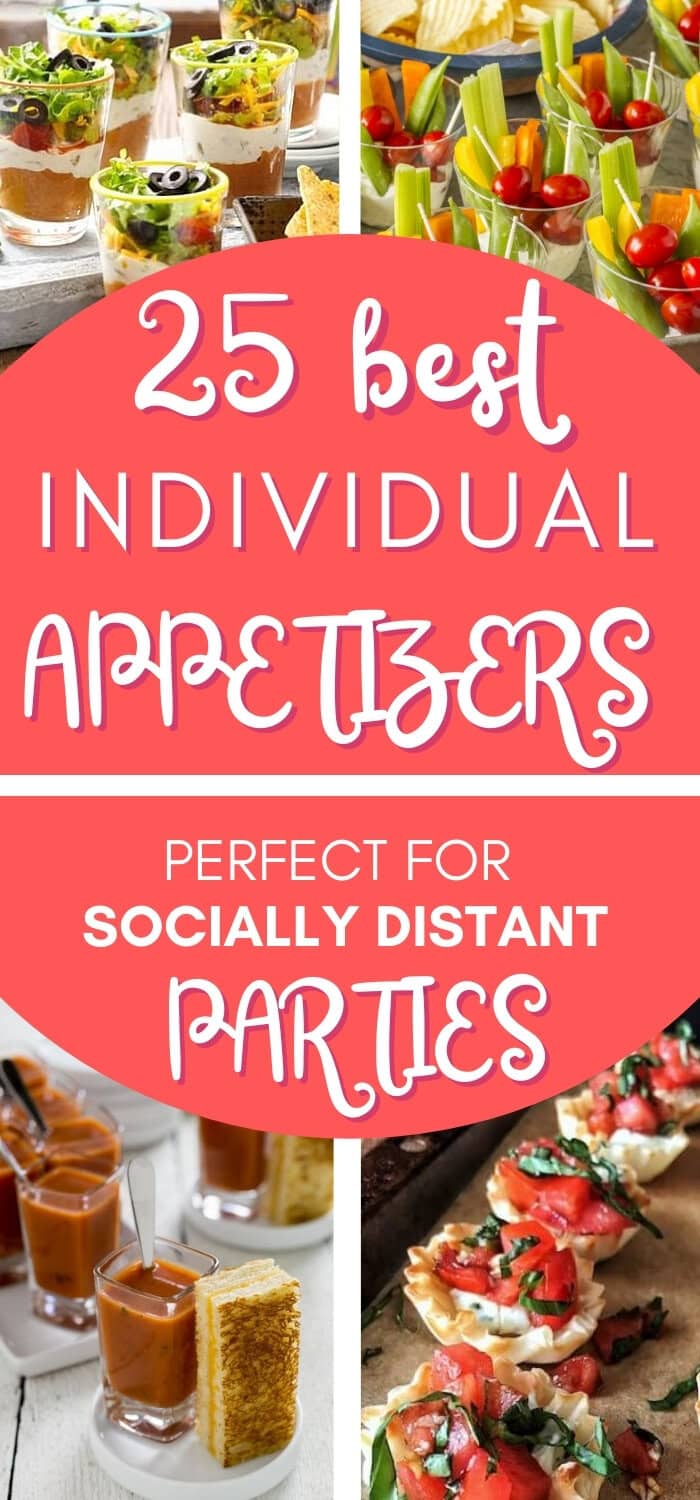 25 Best Individual Appetizers for Social Distancing Party Approved
