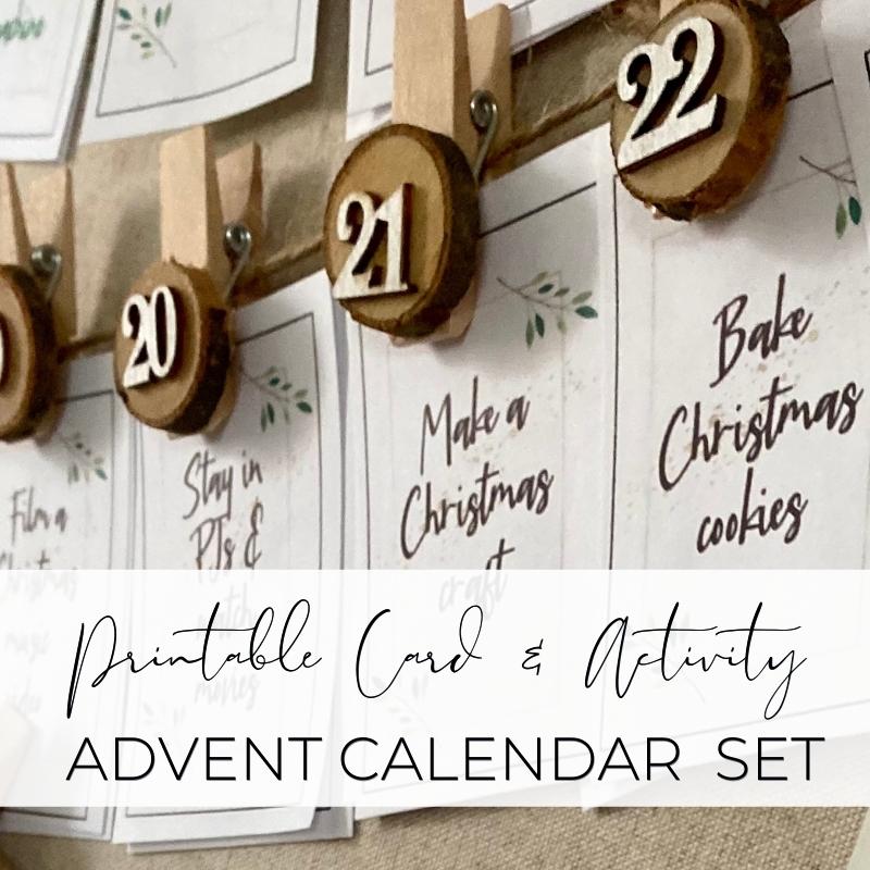 Free Printable Advent Calendars, Numbers, & 72 Filler Activity Cards