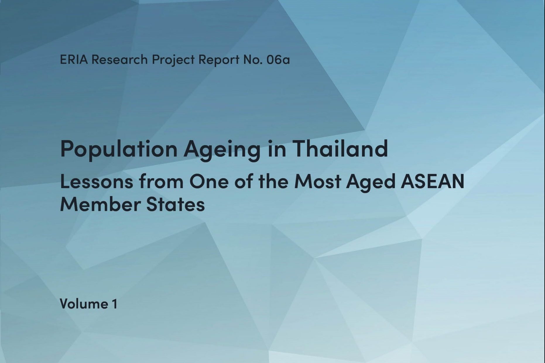 Population Ageing in Thailand Lessons from One of the Most Aged ASEAN