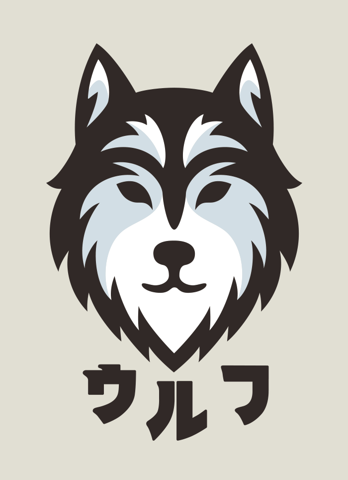 Japanese Wolf Symbol