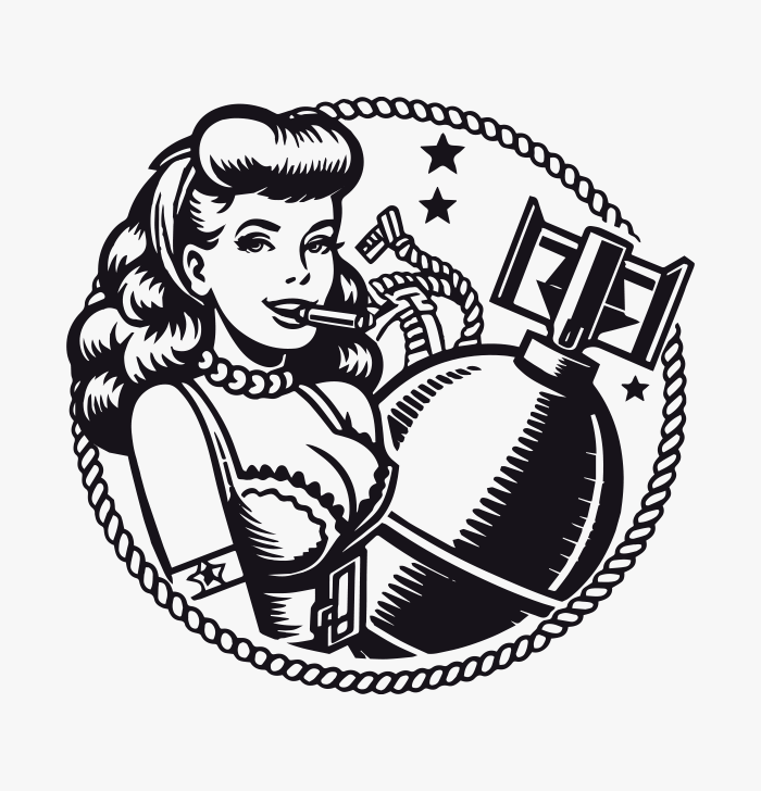 Vintage military patch designs 01 / illustration ai illustrator file