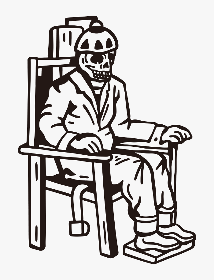 Execution by electric chair ai illustrator file US5.00 each Ai