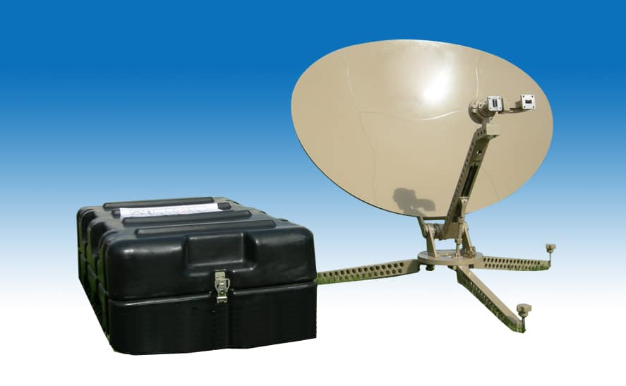 0.75M Flyaway carbon fiber KuBand Antenna (NEW O.E.M)