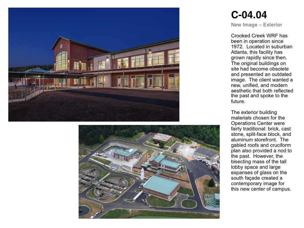 Crooked Creek Water Reclamation Facility Operations Building and