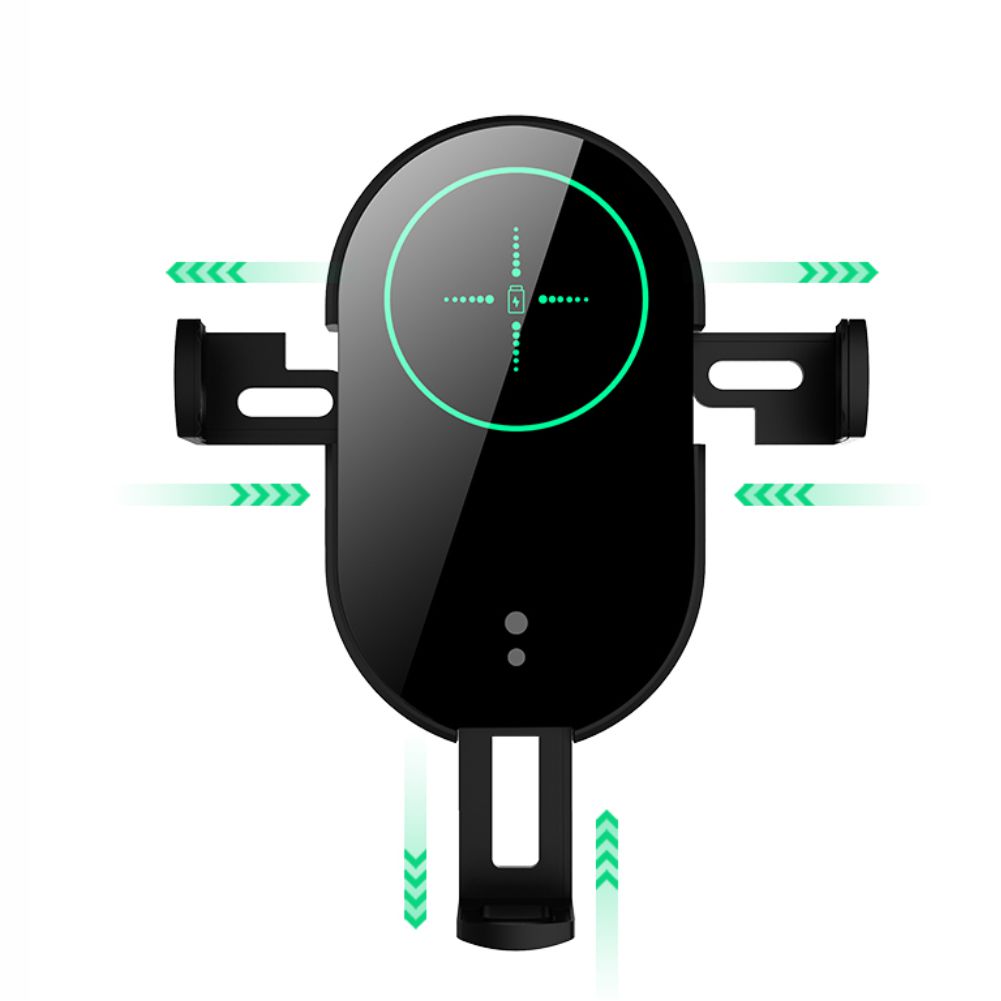 15W H8 car wireless charger custom LED light up logo Air Vent Touch