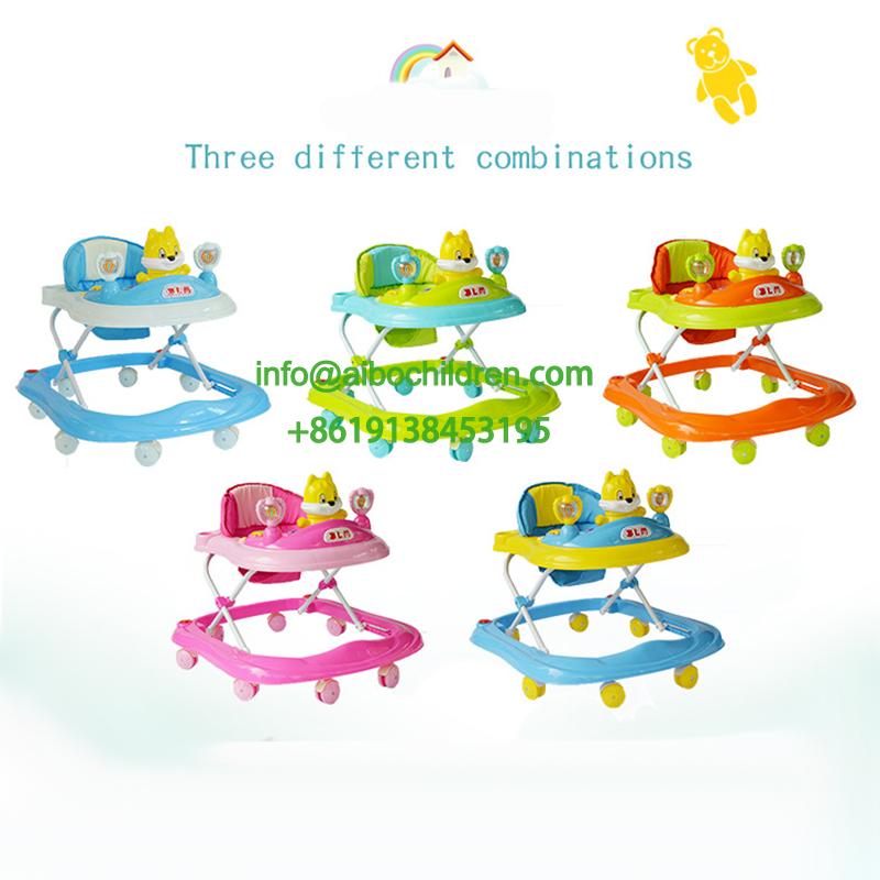wholesale low moq cheap baby walker hot sale safety baby walking chair wholesale cheap kids 3 in