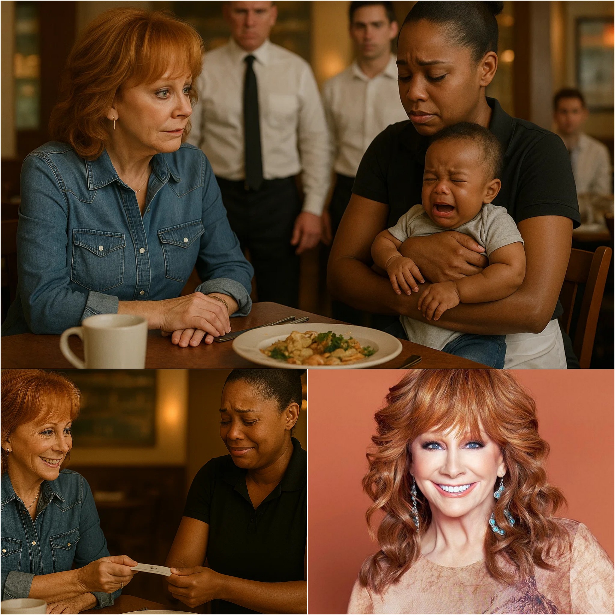 A Black Waitress Was Fired for Helping Reba McEntire, But the Next Day(05)