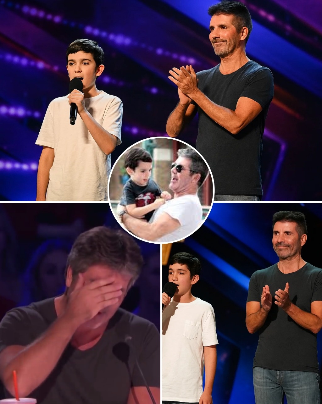 “I’m So Proud Of You, Son” — Simon Cowell breaks down as 10yearold