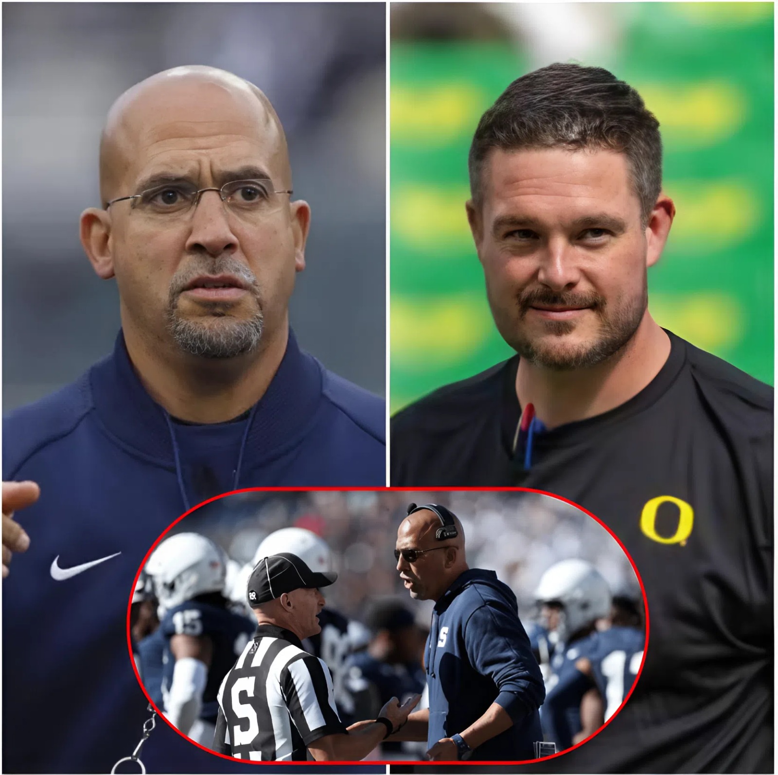 BREAKING DRAMA Penn State head coach James Franklin has sent