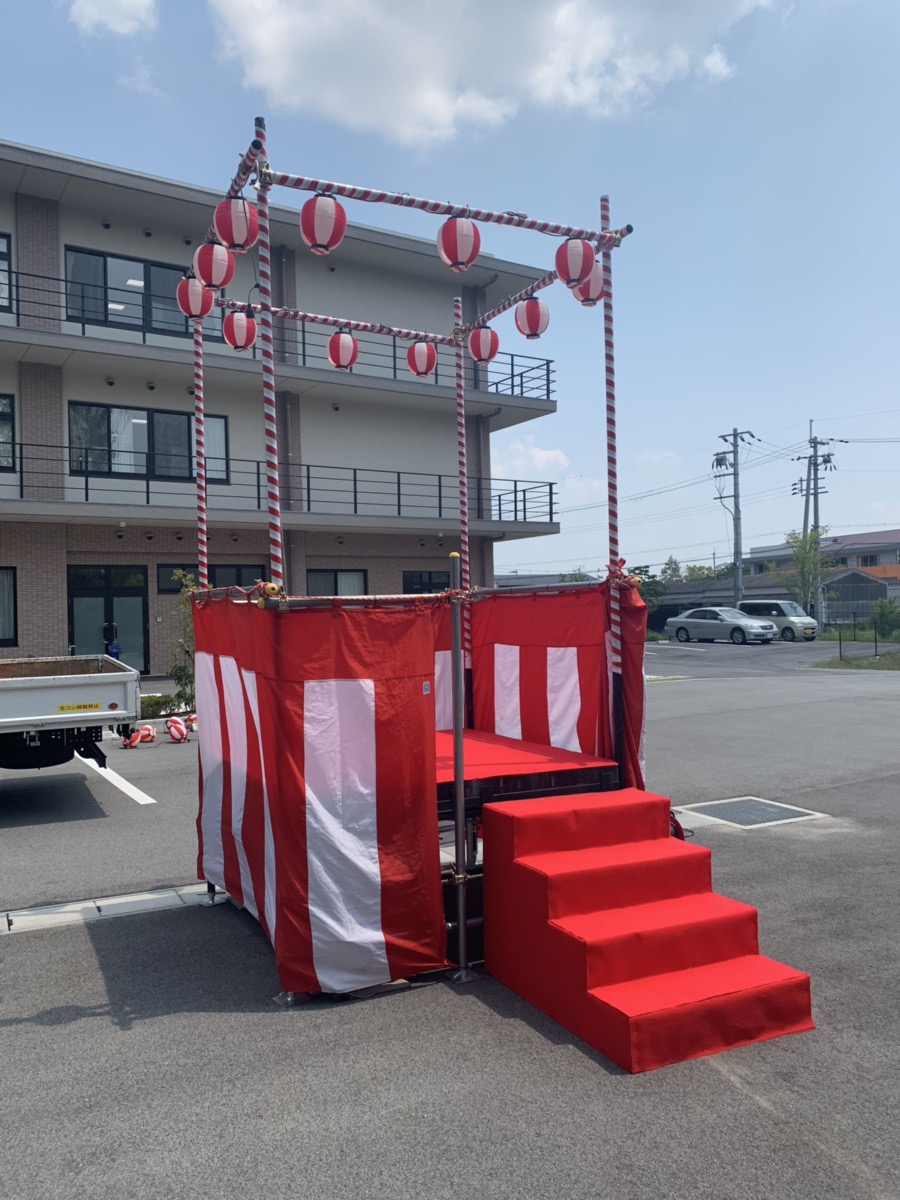 夏祭りといえば・・櫓！！設営から撤去までお任せください！櫓設営なら愛知イベント会社へ！！ 愛知イベント会社