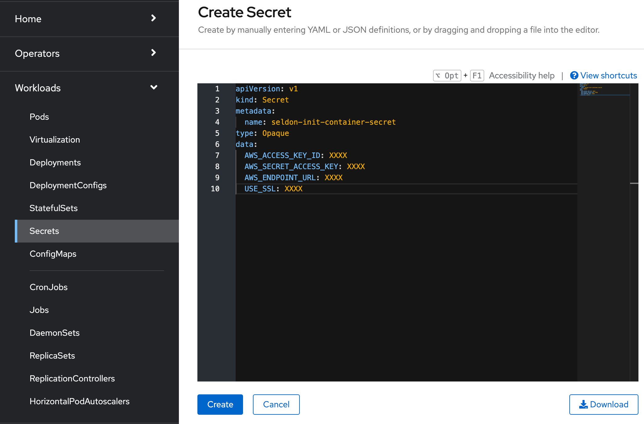 Deploy models on OpenShift using Seldon Server — Data Science Workflows