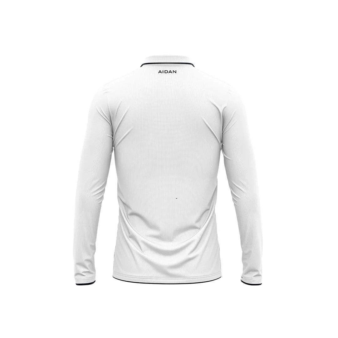 Custom White Jersey Cricket online Aidan Global