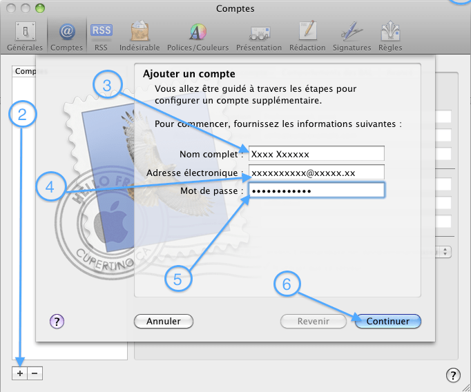MacOS Mail — Aide Monarobase