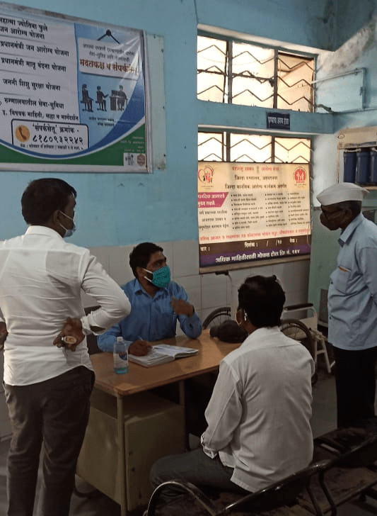 Rural Maharashtra hospital helpdesks guide families AID