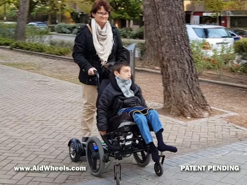 Electric assistive mobility devices for wheelchair services