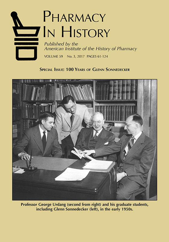 Pharmacy in History Vol. 59 (2017) American Institute of the History