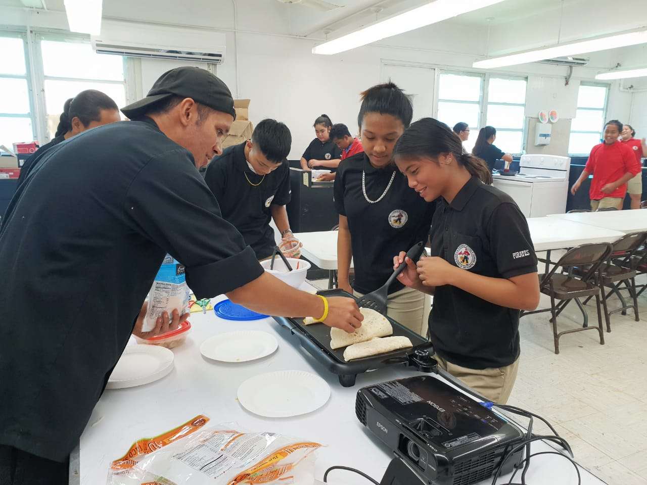 AIJMS students enjoy Mr. Opena’s Cooking Class (Home Economics