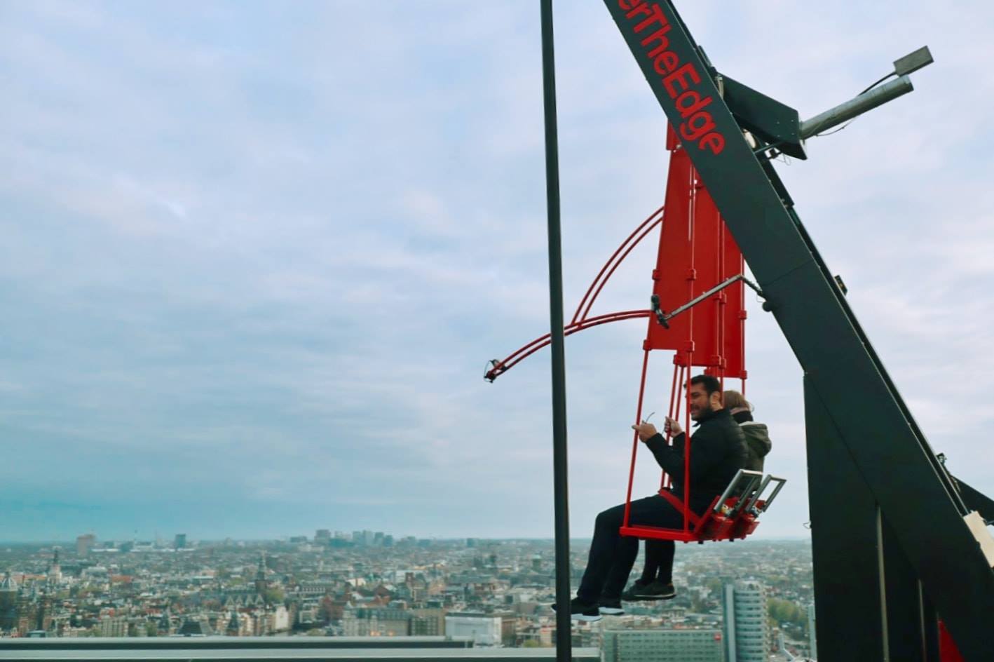 【荷蘭阿丹】A’DAM Tower 阿丹塔｜A’DAM Lookout上的100米高空鞦韆你敢玩嗎！！！